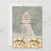 アーチバター – イエローフォトバチェロレッテ 招待状 (正面)