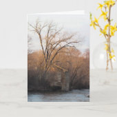 "アーチバルミル遺跡"誕生日カード#4 カード (黄色い花)