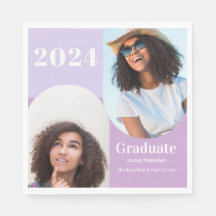 アーチパープル2枚の写真卒業