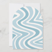 アーチヒュ来ーザソンベイビーシャワー招待状 招待状 (裏面)