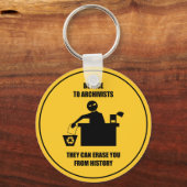 アーチビストに優しい キーホルダー (正面)