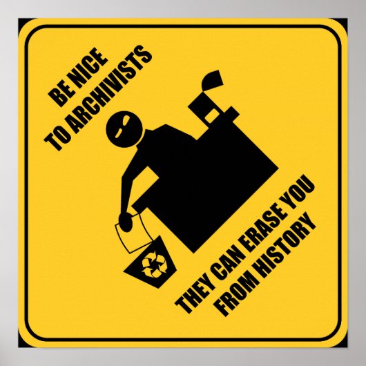 アーチビストに優しい ポスター (正面)