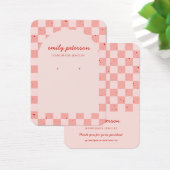 アーチピンクモダンレッドジェウェルリーカード (デスク)