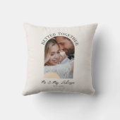 アーチフォトの結婚ギフトホームデコールの改善 クッション (裏面)