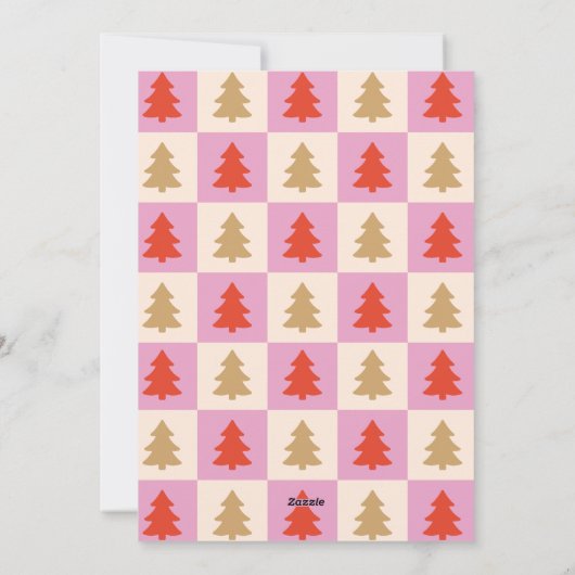 アーチフォトカラフルメリークリスマスカード シーズンカード (裏面)