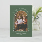 アーチフォトグモダンリーグリーンメリークリスマス シーズンカード (スタンド正面)