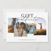アーチフォトコラージュ写真ギフト券 (正面)