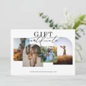 アーチフォトコラージュ写真ギフト券 (スタンド正面)