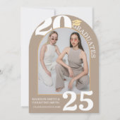 アーチフォトツインカレッジ高校卒業 招待状 (正面)