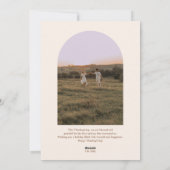 アーチフォトファンシーヴィンテージ感謝祭 シーズンカード (裏面)