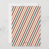 アーチフォトブメリーライトレトロ数々のカラーストライプ シーズンカード (裏面)