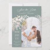 アーチフォトボタニカル葉樹緑 セーブザデート (正面)