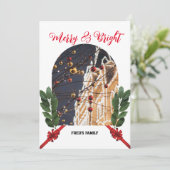 アーチフォトメリーエレガントクリスマス シーズンカード (スタンド正面)