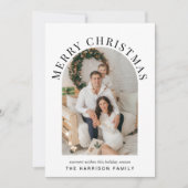 アーチフォトメリーエレガントクリスマス シーズンカード (正面)