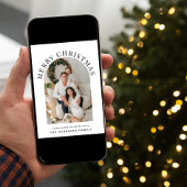 アーチフォトメリーエレガントクリスマス シーズンカード