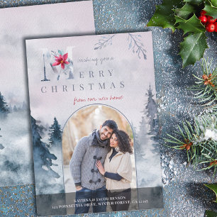 アーチフォトメリークリスマスニューホームフォレスト 案内状