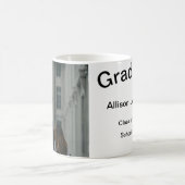 アーチフォトモダンエレガントシンプル卒業会 コーヒーマグカップ (中央)