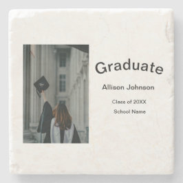 アーチフォトモダンエレガントシンプル卒業会 ストーンコースター