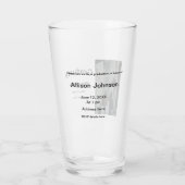 アーチフォトモダンエレガントシンプル卒業会 タンブラーグラス (裏面)