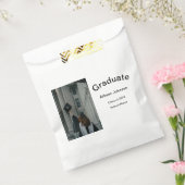アーチフォトモダンエレガントシンプル卒業会 フェイバーバッグ (封をした状態)