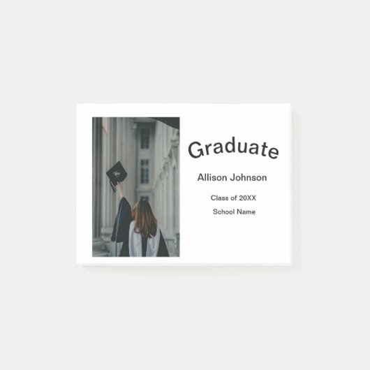 アーチフォトモダンエレガントシンプル卒業会 ポストイット (正面)