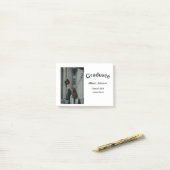 アーチフォトモダンエレガントシンプル卒業会 ポストイット (デスク上)