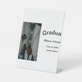 アーチフォトモダンエレガントシンプル卒業会 台座サイン