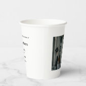 アーチフォトモダンエレガントシンプル卒業会 紙コップ (右)