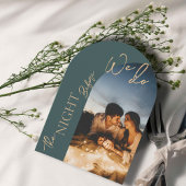 アーチフォトリハーサルディナーを行う前の夜 招待状