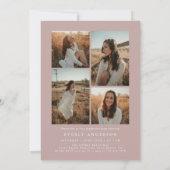 アーチフォト卒業パーティー招待状発表 招待状 (裏面)