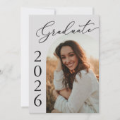 アーチフォト卒業パーティー招待状発表 招待状 (正面)