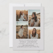 アーチフォト卒業パーティー招待状発表 招待状 (裏面)