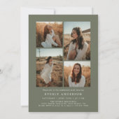 アーチフォト卒業パーティー招待状発表 招待状 (裏面)