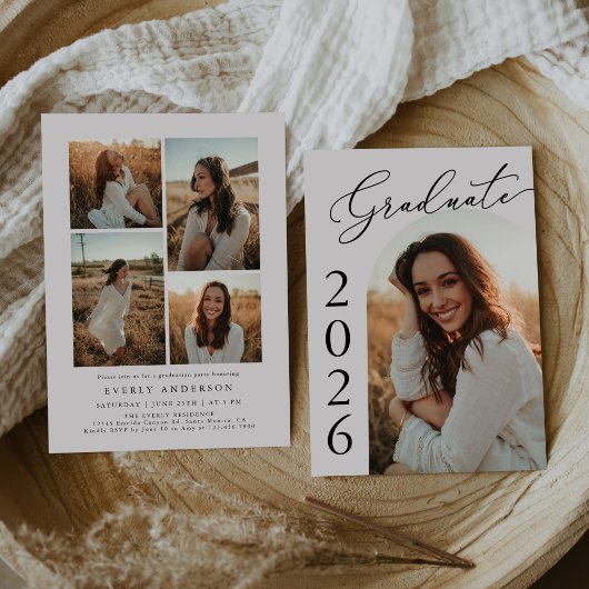 アーチフォト卒業パーティー招待状発表 招待状