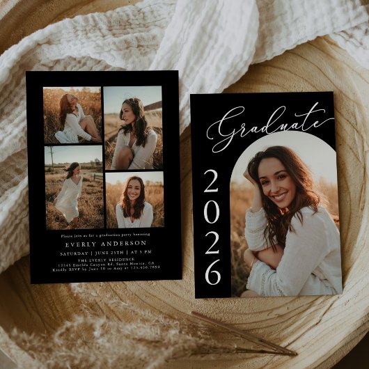 アーチフォト卒業パーティー招待状発表 招待状