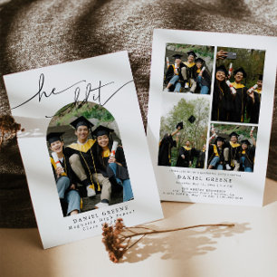 アーチフォト卒業パーティー招待状発表 招待状