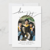 アーチフォト卒業パーティー招待状発表 招待状 (正面)