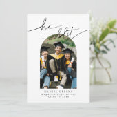 アーチフォト卒業パーティー招待状発表 招待状 (スタンド正面)