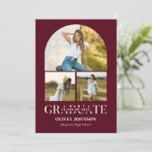 アーチフォト卒業パーティー 招待状 (スタンド正面)