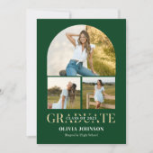 アーチフォト卒業パーティー 招待状 (正面)