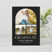 アーチフォト卒業パーティー 招待状 (スタンド正面)