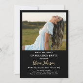 アーチフォト卒業パーティー 招待状 (裏面)