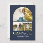 アーチフォト卒業パーティー 招待状 (正面)