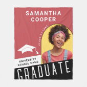 アーチフォト卒業フリースブランケット フリースブランケット (正面)