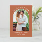 アーチフレモダンーム写真焦げオレンジ セーブザデート (スタンド正面)