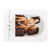 アーチフレームは私のメイド・オブ・オーナー（花嫁付き添い人）磁石 マグネット (横)