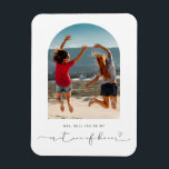 アーチフレームは私の名誉マグネットのマトロンになる マグネット<br><div class="desc">ミニマルモダンリストと名誉の提案マグネットの私のマトロンになる。レイアウト、フォント、文字サイズの変更など、このデザインの高度なカスタマイズを行うには、上クリックの「」ボタカスタマイズンを使用してください。何か連絡質問があれば私に頼む!</div>