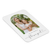 アーチフレームは私の花の女の子のマグネットになる マグネット (右側)