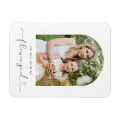 アーチフレームは私の花の女の子のマグネットになる マグネット (横)