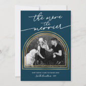 アーチフレームクリスマス妊娠発表 シーズンカード (正面)